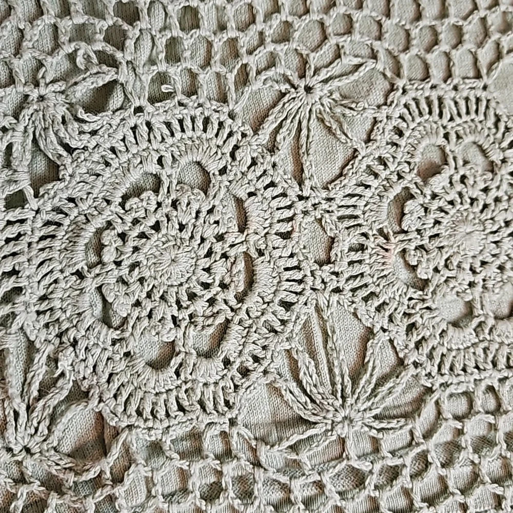 Vintage Croft & Barrow Crocheted Knit Tank Top - Picture 2 of 9